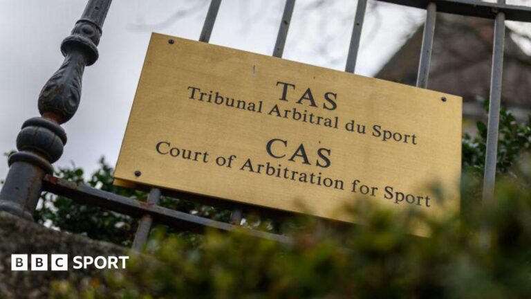 Russian Athletics files new claim with Cas challenging World Athletics sanctions A sign outside the Court of Arbitration for Sport