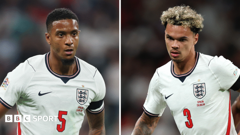 England defenders Ezri Konsa and Nico O’Reilly doubts to face Czech Republic Ezri Konsa and Nico O'Reilly in action playing for England against Spain
