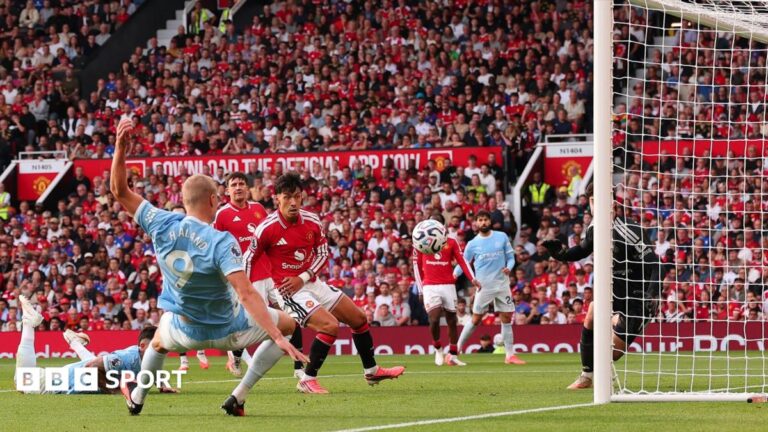 Erling Haaland goal: Was Haaland’s derby winner a VAR error? Erling Haaland scores for Man City