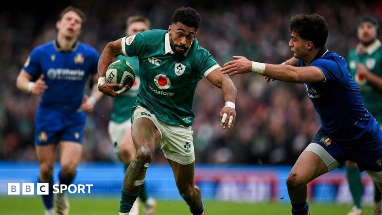 Six Nations: No plans for Ireland Six Nations game in US – IRFU Rob Baloucoune against Italy