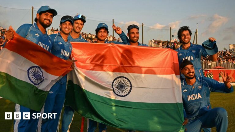 Asian Games 2026: India beat rivals Pakistan to win men’s cricket gold India players celebrate winning gold at 2026 Asian Games